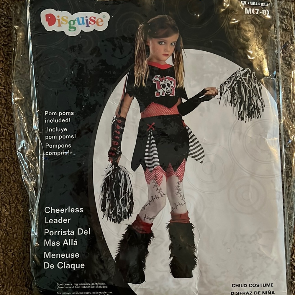 Child costume girls Cheerless leader